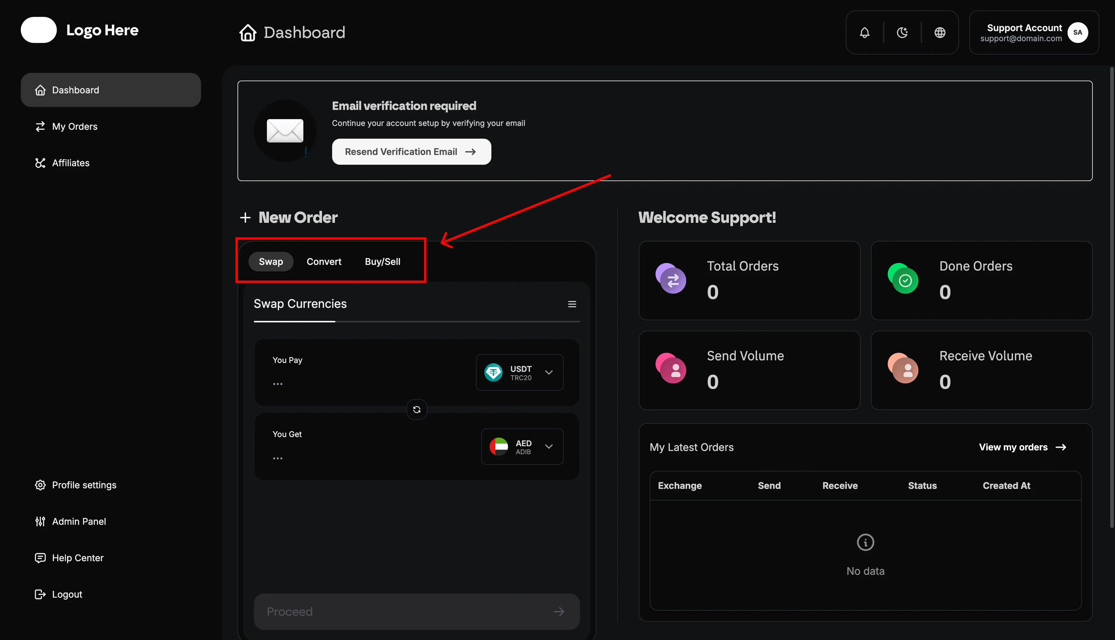 Platform Services Swap, Convert and Buy/Sell